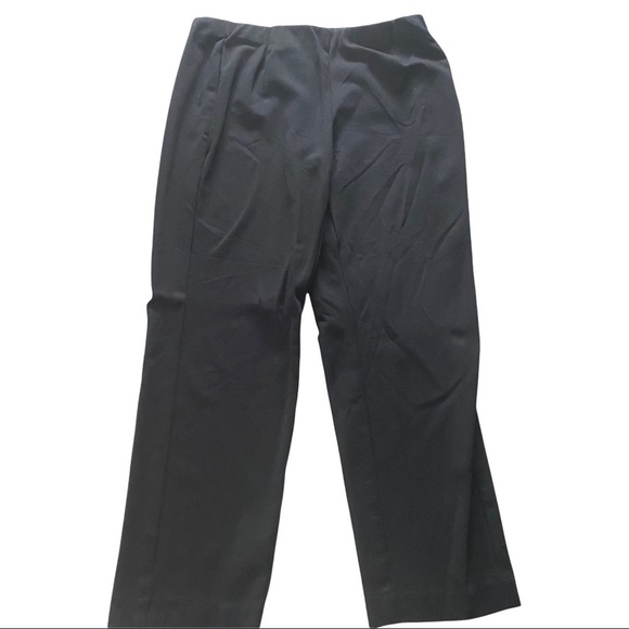 J. Jill Black Ponte Pull On Elastic Waist Women’s Slacks Pants MP/30 x25 - Picture 1 of 7